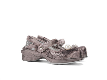 ATCROX&Florentinaleinter Velvet pearl Swarovski ballet sneakers