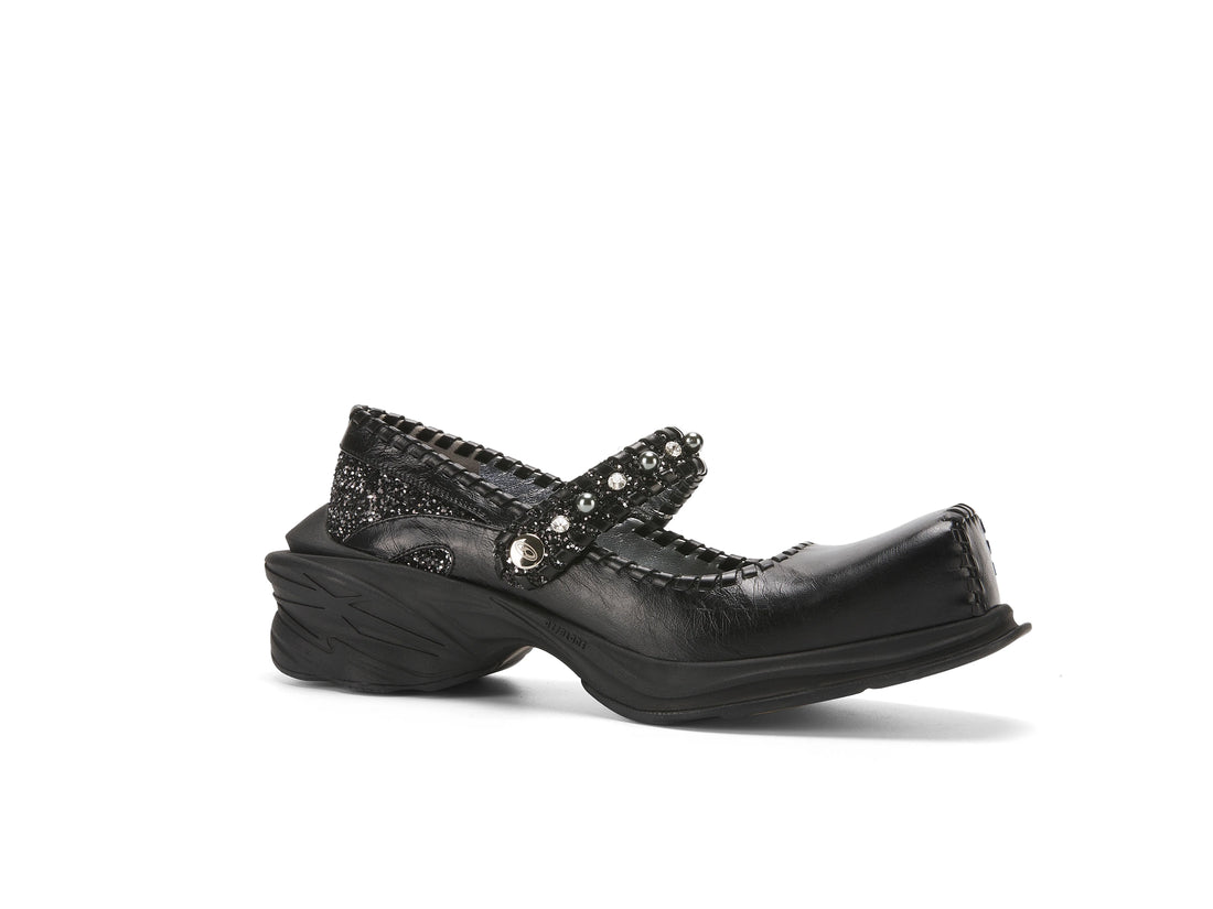 ATCROX&Florentinaleinter Co-branded cowhide square-toed ballet sports shoes