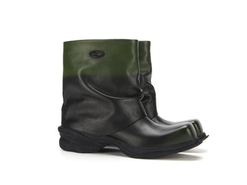 ATCROX METATUBE Gradient cowhide ankle boots