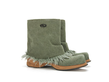 ATCROX METATUBE Gradient cowhide ankle boots