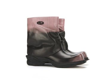 ATCROX METATUBE Gradient cowhide ankle boots