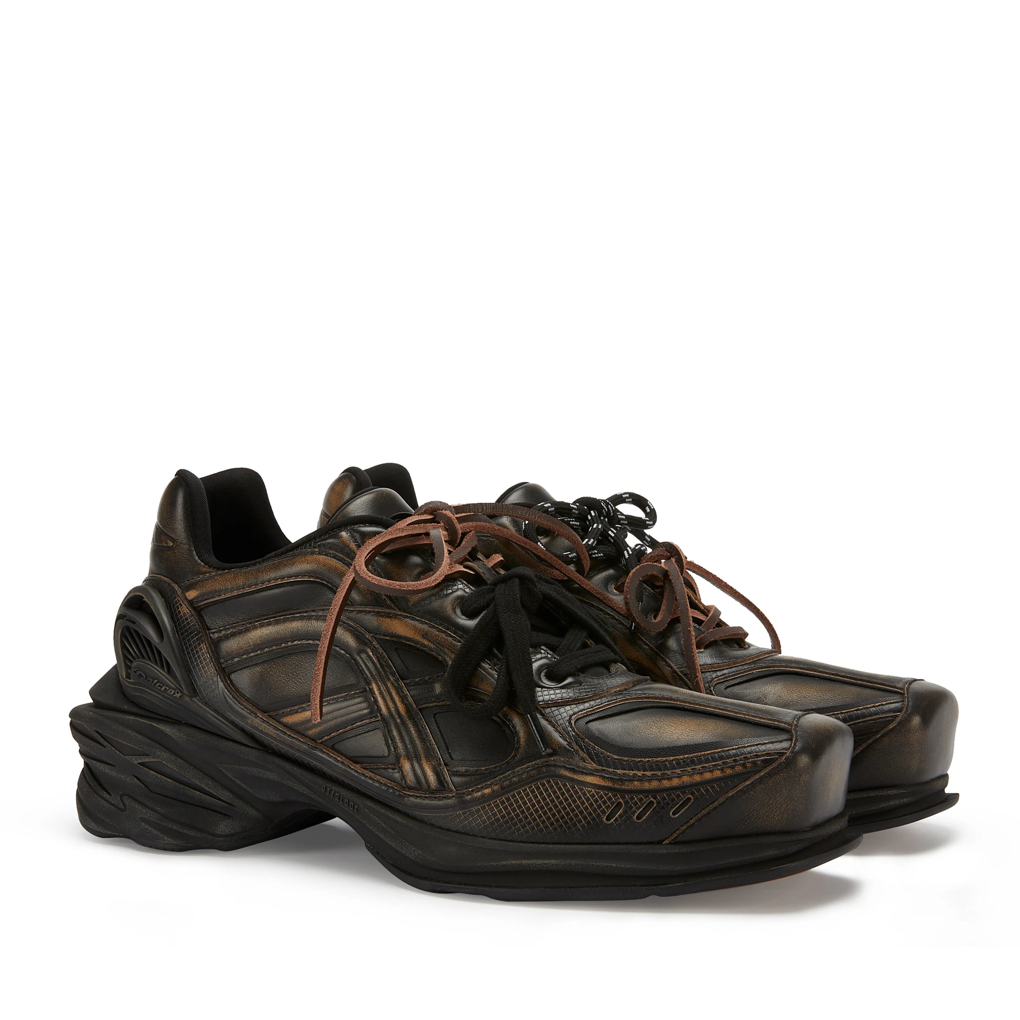 ATCROX TRIPLE300 Retro sports shoes made of fully polished cowhide
