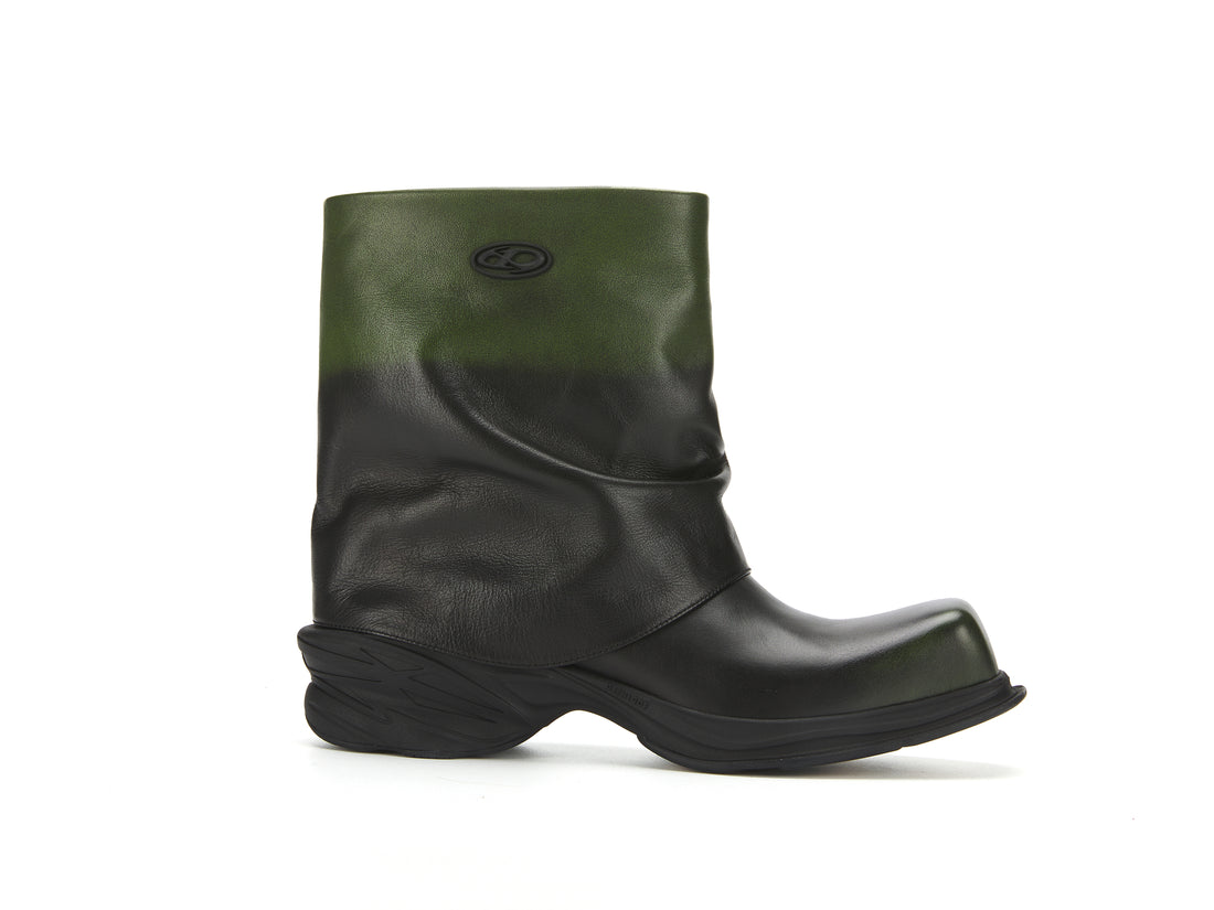 ATCROX METATUBE Gradient cowhide ankle boots